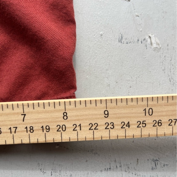 Woman's Billabong Jumpsuit Red Crimson Solid L Romper Summer City Beach Open - Picture 11 of 15